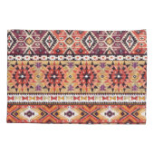 トリアカラフルルスタイル、シームレ鮮やかームパターン。 枕カバー (裏面)