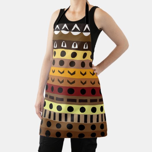 トリアカラフルルデコアートパターン エプロン (インサイチュ)