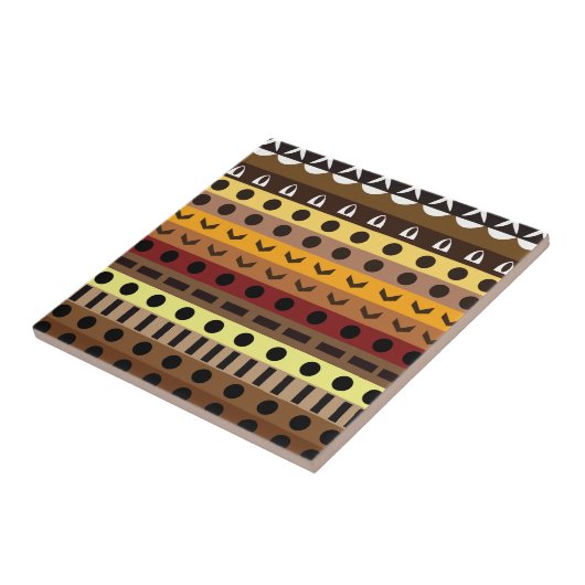 トリアカラフルルデコアートパターン タイル (側面)