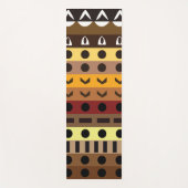 トリアカラフルルデコアートパターン ヨガマット (正面)