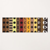 トリアカラフルルデコアートパターン ヨガマット (正面(横))