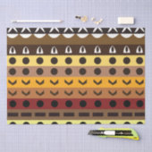 トリアカラフルルデコアートパターン 薄葉紙 (クラフト)