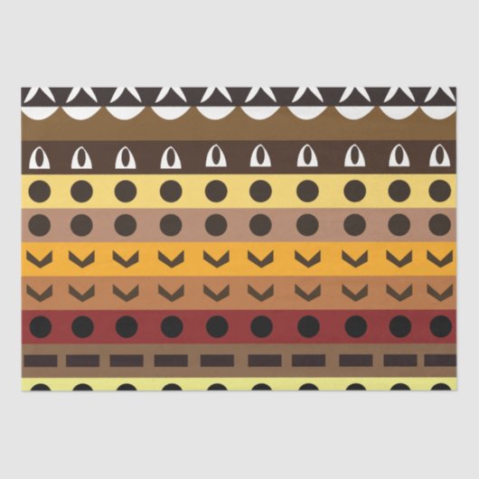 トリアカラフルルデコアートパターン 薄葉紙 (正面)