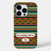 トリアカラフルル幾何学模様iPhoneケース – Boho Chic Case-Mate iPhoneケース (裏面)