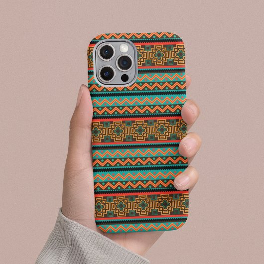 トリアカラフルル幾何学模様iPhoneケース – Boho Chic Case-Mate iPhoneケース