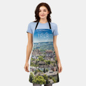 トリアシティスケープPanorama Moselleドイツお土産 エプロン (着用した状態)