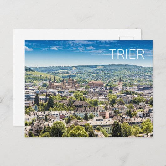 トリアシティスケープPanorama Moselleドイツお土産 シーズンポストカード (正面/裏面)