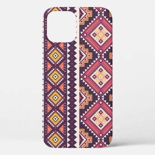 トリアストライプのル、幾何学的シームレスパターン。 Case-Mate iPhoneケース (裏面)