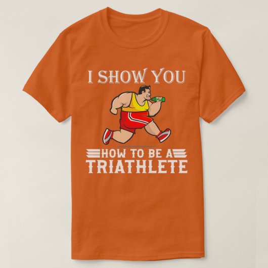 トリアスリートになる方法3 Tシャツ (デザイン正面)