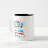 トリアスリートになる方法 ツートーンマグカップ (正面左)