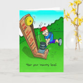 トリアスリートのお祝いカード – 正気 カード (黄色い花)