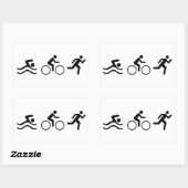 トリアスリート 長方形シール (シート)