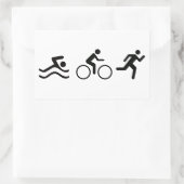 トリアスリート 長方形シール (バッグ)