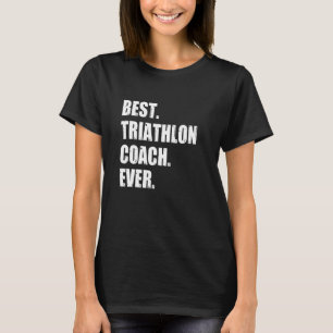 トリアスロ最高のスロコーチサイクリストジョガースイミングトライアット Tシャツ