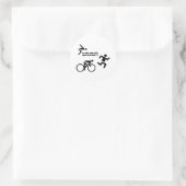 トリアソロンランニング – の水泳サイクリング ラウンドシール (バッグ)