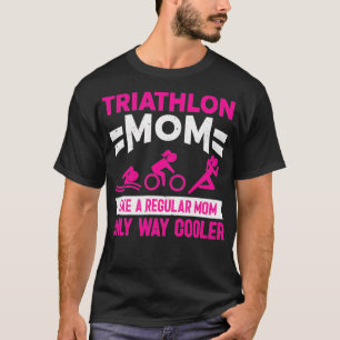 トリアトントリアスリートトライアスロン母 Tシャツ