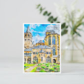 トリアドイツのヴィンテージ旅行水の色 ポストカード (スタンド正面)