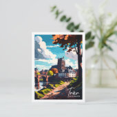 トリアドイツヴィンテージ旅行イラストレーション ポストカード (スタンド正面)