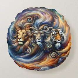 トリアルズホーム&リビングデコールピロー ラウンドクッション