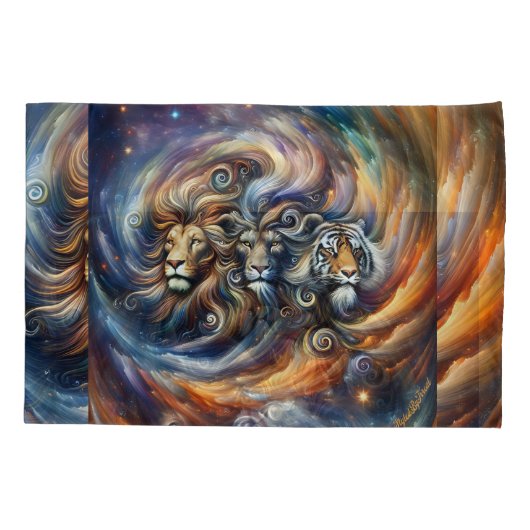 トリアルズホーム&リビングデコールピロー 枕カバー (裏面-左)