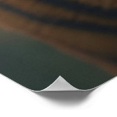 トリア威厳のあるル鮮やか顔付きトラ絵を描グ ポスター (角)