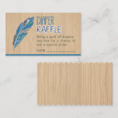 トリア素朴ルおむつラッフルチケット（男の子） エンクロージャーカード (正面/裏面)