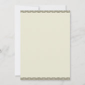 トリア素朴ル・ベイビー・シャワー招待状(少年) 招待状 (裏面)