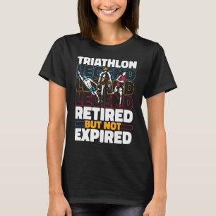 トリア退職したートランニングサイクリングトリア Tシャツ
