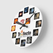 トリイフェクトウォールクロック ラウンド壁時計 (傾斜)