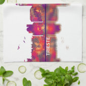 トリエステイタリアスカイライン キッチンタオル (折り畳み)