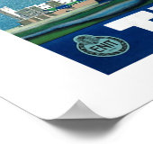 トリエステイタリアヴィンテージ旅行ポスター ポスター (角)