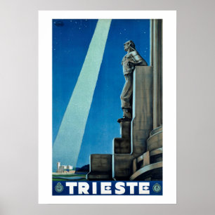 トリエステイタリアヴィンテージ旅行ポスター ポスター