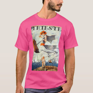 トリエステヴィンテージ旅行ポスター Tシャツ