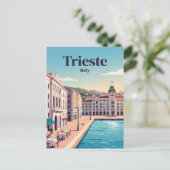 トリエステ、イタリア ポストカード (スタンド正面)