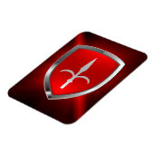 トリエステ・メトタリック・エンブレム マグネット (左側)