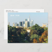 トリエンナーレ・テラスからのミラノのスカイライン – イタリア ポストカード (正面/裏面)