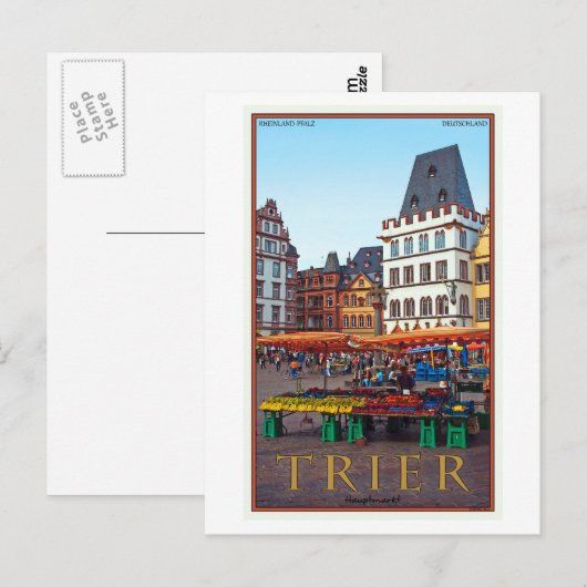 トリエ – Hauptmarkt ポストカード (正面/裏面)