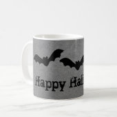 トリオこうもりハロウィンマグ,グレー コーヒーマグカップ (正面左)