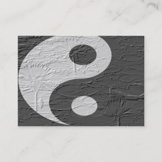 トリオのバランスのはすはエンボスそっくりの質開きます 名刺 (正面)