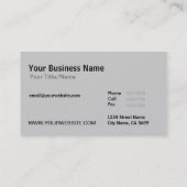 トリオのバランスのはすはエンボスそっくりの質開きます 名刺 (裏面)