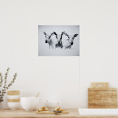 トリオオブシーププリント ポスター (キッチン)