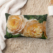 トリオオブピーチバラフローラ ランバークッション (ブランケット)