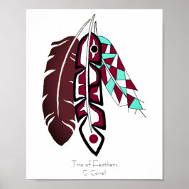 トリオオブフェザーズオリジナルアート ポスター