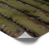 トリオサグアロのサボサボサボサボアリゾナ砂漠の青い空の雲 ポスター (角)