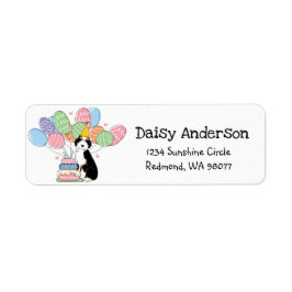 トリオシージードルバースデーパーティー差出人住所 ラベル