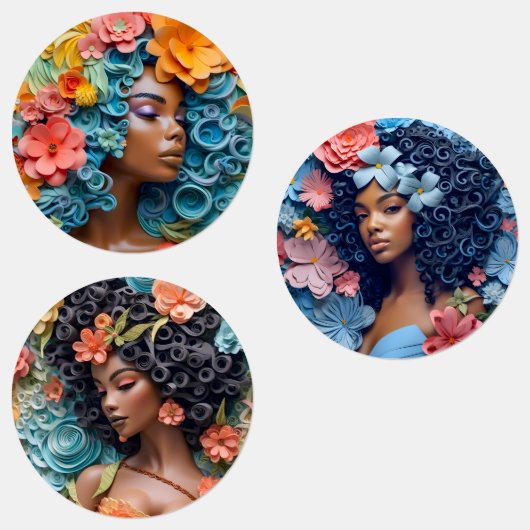 トリオステッカーセット3 ラベル (グループ)