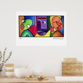 トリオポスター：リー・ヴァンダーグリフト ポスター (キッチン)