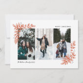 トリオメリーホリデーフォトカード シーズンカード (正面)