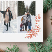 トリオメリーホリデーフォトカード シーズンカード