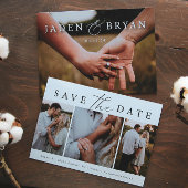 トリオモダン写真日付の両面を保存 セーブザデート